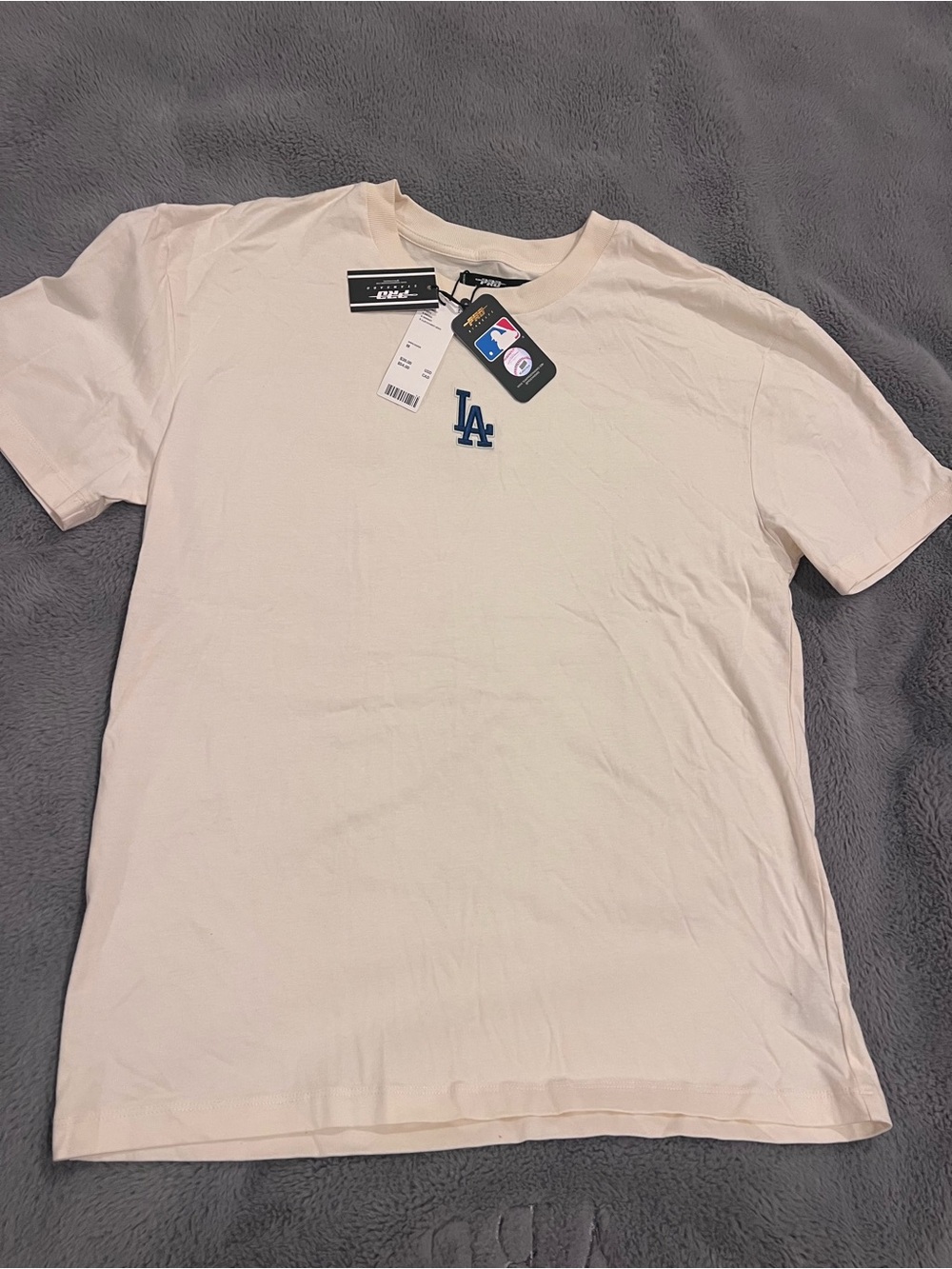 PRO Standard Los Angeles Dodgers MLB Baseball Eggshell Shirt Size M Licensed